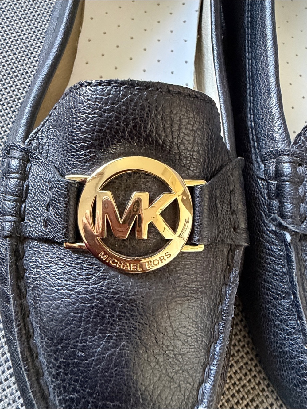 Michael Kors Black Leather Loafers – Size 8.5 - Picture 10 of 12
